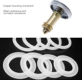 DNSHAN 6Pcs 38mm Sink Plug Gasket Rubber Seal Ring for Bathroom Basin Drain view 6
