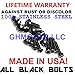 1999 2000 F4 2001 2002 2003 2004 2005 2006 2007 Cbr600 F4I All Black Fairings Bolts Kit