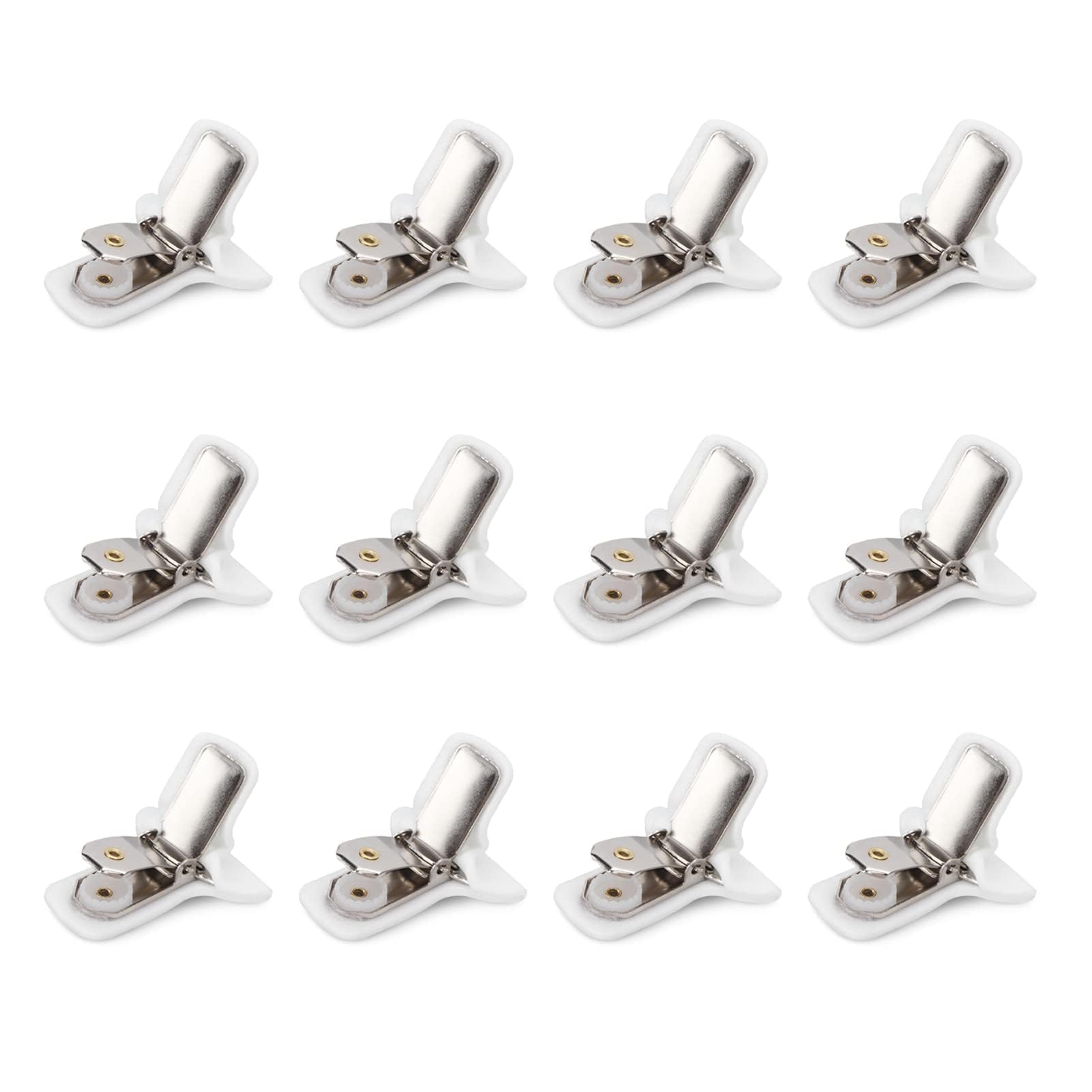 Agatige 12Pcs Quilt Fixing Clips, No Pins Duvet Clips for Comforter Inside Padded Blanket Fasteners to Secure Bedding Metal Padded Duvet Cover Clips Bed Sheet Grippers to Keep Duvet in Place