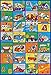 Mybecca Kids Rug ABC Transportation Area Rug 5' x 7' Educational Children Area Rug for Playroom & Nursery - Non Skid Gel Backing (59