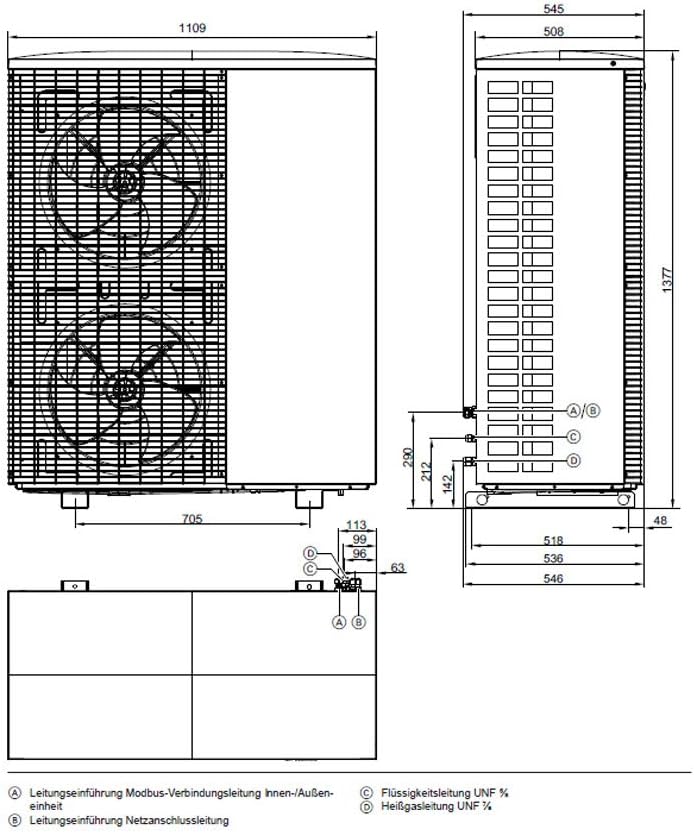 Viessmann Vitocal 222 S Pompe à Chaleur à Aireau 230 V A 7