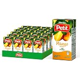 Petit Mango Nectar, 200 ml (Pack of 24) &ndash; Refreshing Tropical Fruit Juice Beverage
