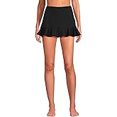 Lands' End Women's Ruffle Hem Mini Swim Skirt