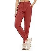 Libin Women's 4-Way Stretch Golf Joggers Pants with Pockets, Tapered Athletic Running Sweatpants, Work Dress Casual Slacks