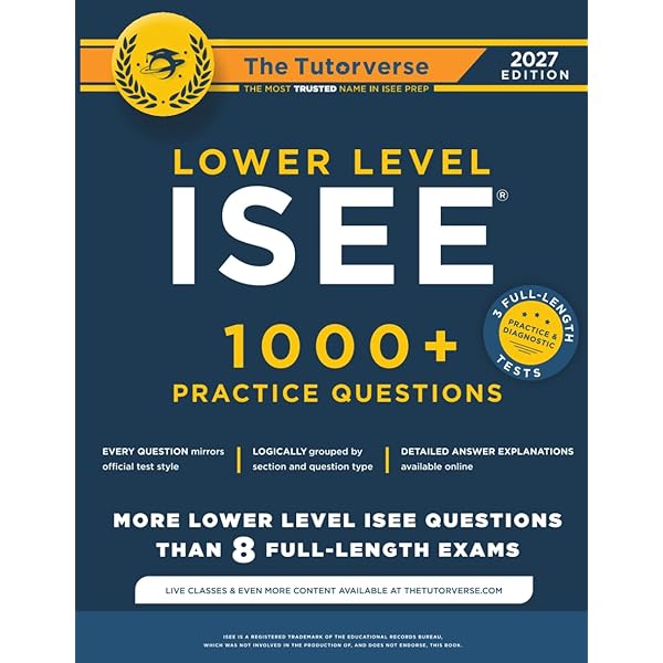 Upper Level SSAT: 1500+ Practice Questions: Tutorverse, The