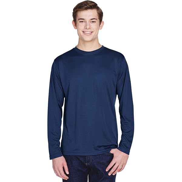 Positive Promotions 12 Personalized Team 365 Women's Zone Performance Wicking Long-Sleeve T-shirts Silkscreened