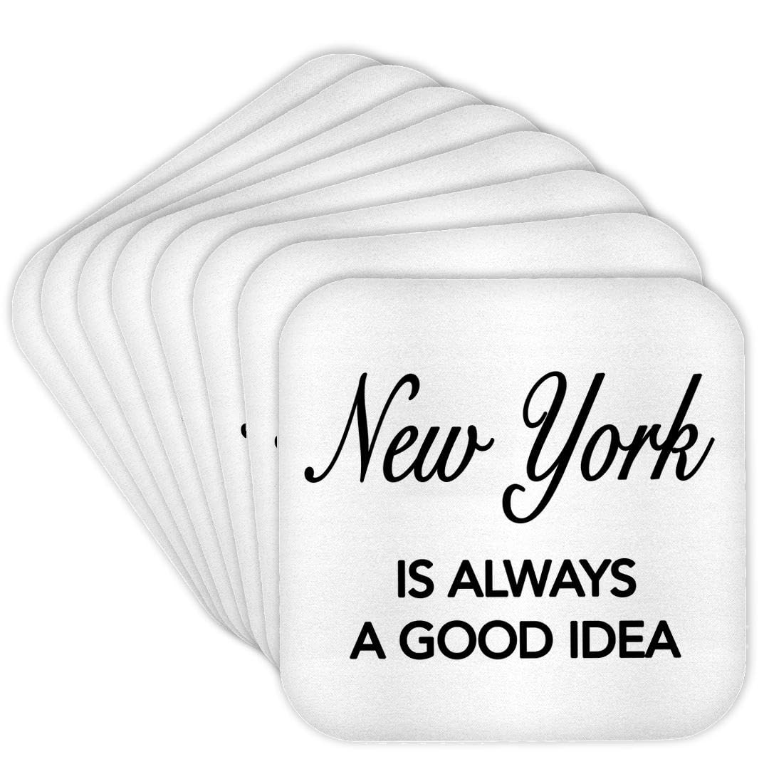 3dRose Coasters, Mutli-Colour, set-of-8-Soft