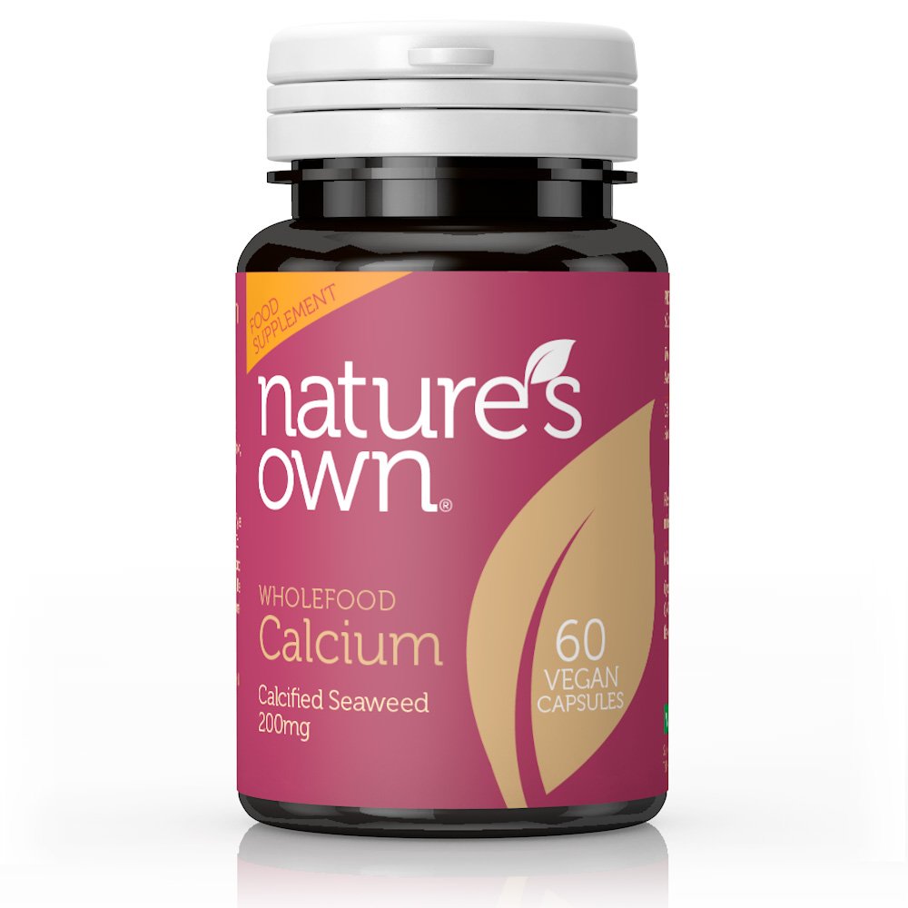 Natures Own 200mg Wholefood Calcium 60 Capsules