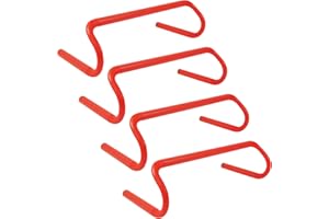 YEXEXINM 4 Pack Agility Speed Training Hurdles- 6" Detachable Agility Training Hurdles- Sports Practice Equipment for Athletes, Soccer, Basketball