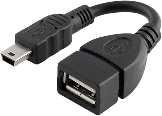 Amazon Com Mini Usb Male To Usb 2 0 Female Host Otg Adapter Cable Electronics Cable Adapters Kitchen Dining