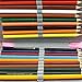 LORJE Multilayer Colored Pencil Case, Large, 48 Pink Gray Pen Bag