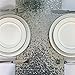 TRLYC 12 x 120 Inch Sparkly Silver Sequin Table Runner, Silver
