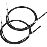 FQRANBO 2Pcs Boat Throttle and Shift Cables Gen 1/CC179XX &amp; Gen2/CC189XX Compatible with Mercury MerCruiser Marine Force Outboard Engine, 600A/4000 Series Controller
