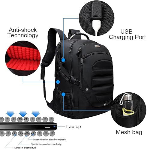 Laptop Sleeve Stylish Tech Backpacks SHENGTS Travel Laptop