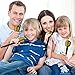(12 Pack) Gold Glitter Pretend Toy Microphone for Kids Party Favors