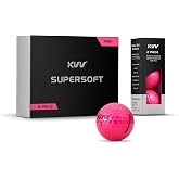 KVV 2-Piece Golf Balls, High Performance Golf Ball for Distance Super Soft, One Dozen