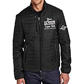 INK STITCH Men J850 Custom Embroidery Personalized Packable Puffer Jackets