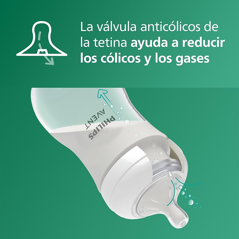 Set nascita biberon in vetro naturale - PHILIPS AVENT - Kit neonato - 240 ml - Misto
