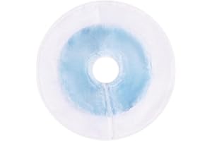 MUYULIN Mini Christmas Tree Skirt 11 Inch Blue and White Small Plush Xmas Tree Skirts for Party Festival Table Tree Skirt Candlesticks Decorations Fireplace Christmas Indoor Supply Holiday Ornaments