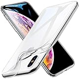 Loxxo® Slim Clear Soft TPU Case for iPhone X Soft Flexible Cover Compatible (Transparent)