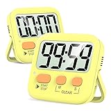 Antonki 2 Pack Digital Timer for Kids, Magnetic