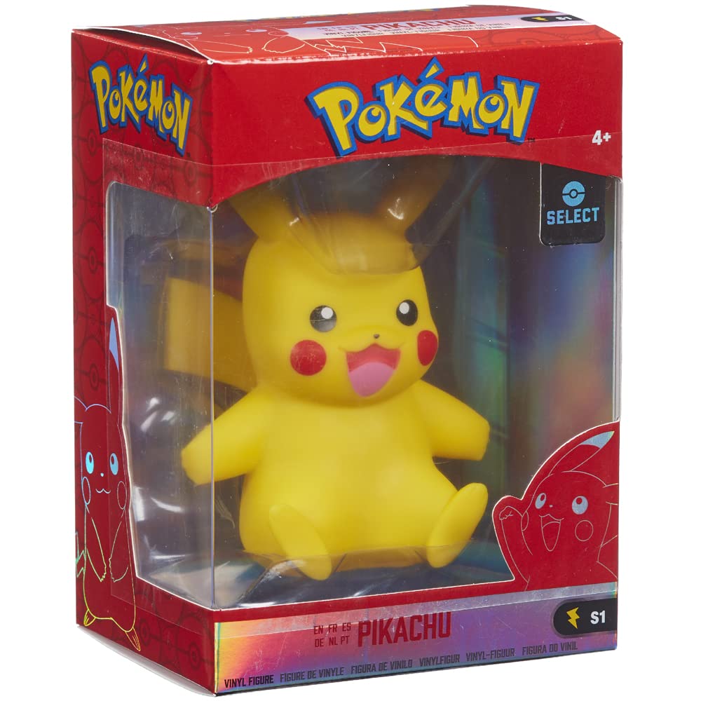 Pokémon PIKACHU SELECT VINYL FIGURE - 4-Inch Figure Made from Vinyl