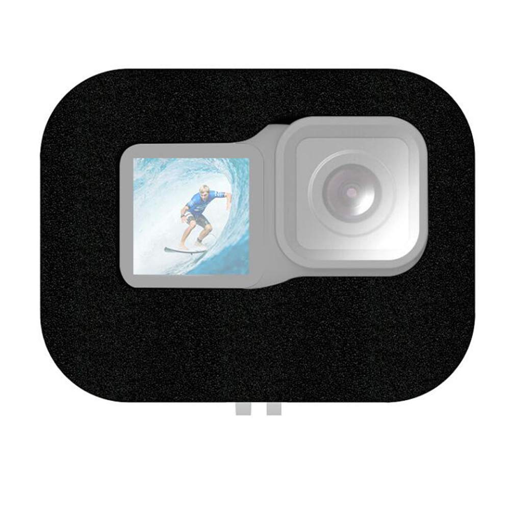 LINGHUANG Foam Windslayer Housing Case for GoPro HERO12 HERO 11 HERO10 HERO9 Wind Noise Reduction Sponge Protective Cover Windscreen for Audio Video Recording(Black)