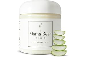 Mama Bear Oasis Lotion - Neuropathy Nerve Therapy & Relief Cream - Maximum Strength Relief Cream for Foot, Hands, Legs, Toes Includes Magnesium, Arnica, Vitamin B6, Aloe Vera, MSM (Pack of 1)