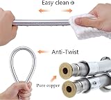 ZatRuiZE 1.5m PVC Shower Hose Replacement Pipe High-Pressure Flexible Universal view 5