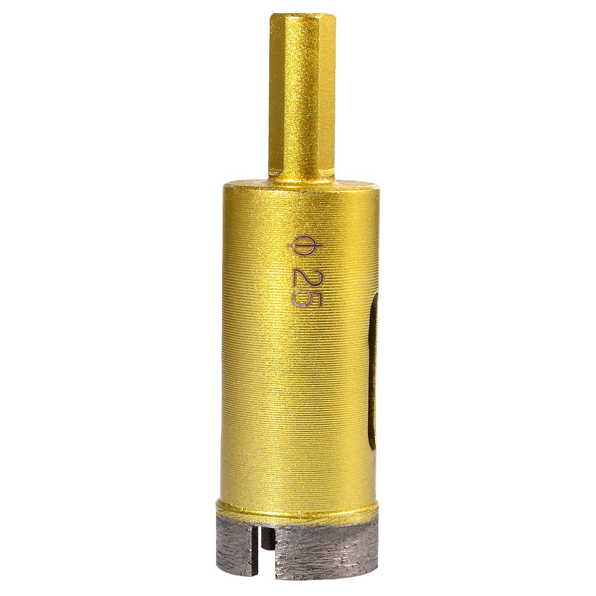 KATUR 25mm Dia Diamond Hole Saw Diamond Core Drill Bit, Masonry Hole Saw Porcelain Tile Hole Cutter for Marble, Glass, Slate, Ceramic, Granite, Quartz Gemstone