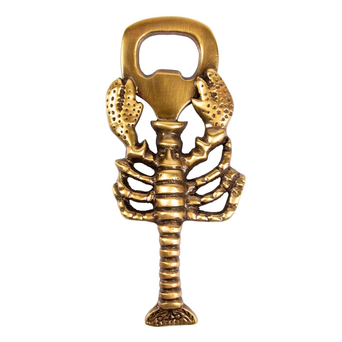 Nauticalia Lobster Bottle Opener, Antique Finish