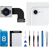 DGSCSMY for iPhone 8 Back Camera Replacement OEM Module Kit 12MP | Main Rear Lens Parts with Wide Lens OIS HDR Photos 4K Video Flex Cable Fix Repair Assemble Kit for iPhone8 A1863 A1905 A1906