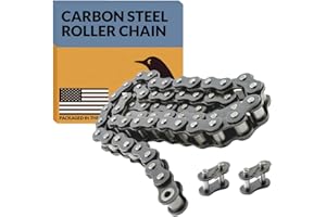 PGN BEARINGS PGN #35 Roller Chain - 10 Feet + 2 Free Connecting Links - Carbon Steel Chains for Bycicles, Mini Bikes, Motorcycles, Go-Karts, Home and Industrial Machinery - 319 Links