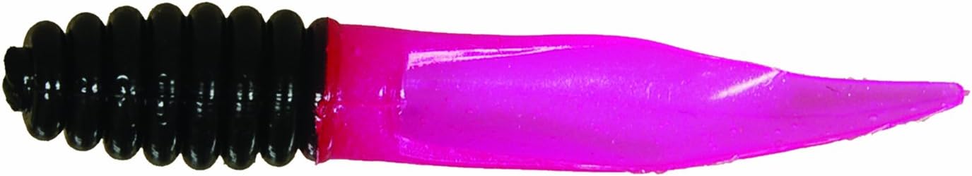 Bobby Garland Slab Slay'r Crappie Baits-Pack of 12 (2-Inch, Black/Pink)