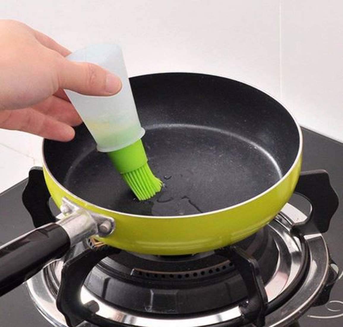 MAGENTA® Silicone Cooking Oil Bottle with Basting Brush (Assorted)