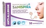 SANISPIRA Nasenfilter Anti-Allergie - Schutz gegen Heuschnupfen, Milben, Pollenf