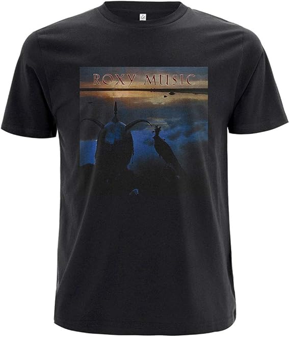 Amazon Roxy Music T Shirt Avalon Band Logo 新しい 公式 メンズ Size L Tシャツ カットソー 通販