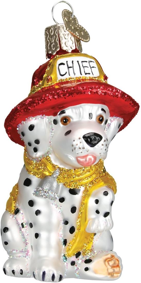 Ornaments - Old World Christmas Dog Collection Glass Blown Ornaments for Christmas Tree Dalmatian Pup