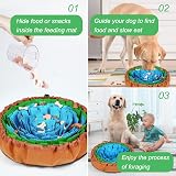 Vivifying Snuffle Mat Round Dog Feeding Toy 18in Non Slip Durable Fabric view 5