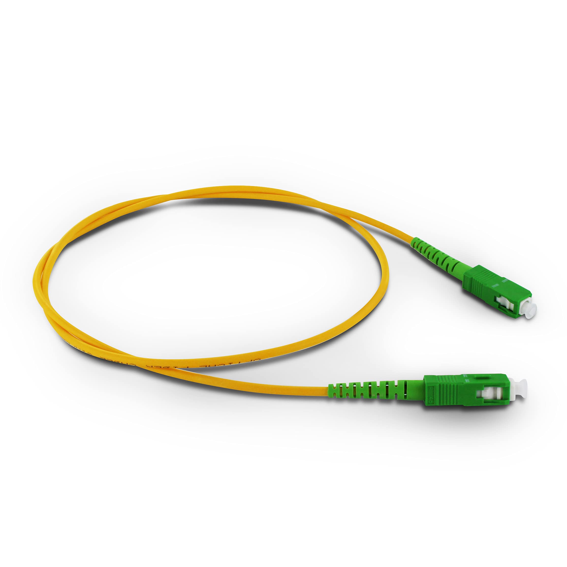 Metronic SC/APC Singlemode Fibre Optic Cable 0.8 m Compatible with Orange Fibre Box, SFR and Bouygues Telecom - 370233