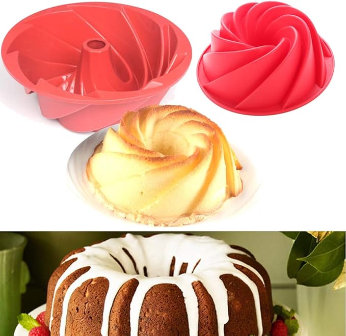 Fete Sheanaon Moule A Gateau En Silicone Moule En Silicone A Forme De Rose Fleur Pour Gateau Mousse Tarte Flan Muffin Patisserie Et Plus Cuisine Cadeau Anti Adhesif Pour Anniversaire Moules A Forme