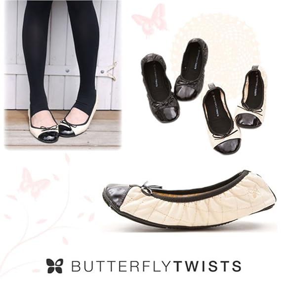 Butterfly Twists Damen Olivia Ballerinas, weiß