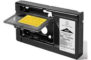 OAWMWAOA VHS C Cassette Adapter, SVHS VHS-C to VHS, Camcorders Motorized VHSC Ideal for VCR Player, Video Cassette Player and
