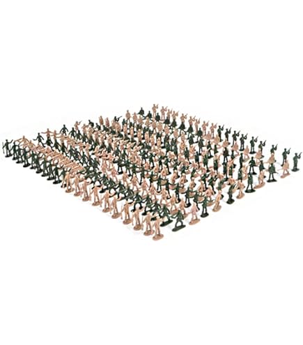 24-Piece Pack Battle Soldiers With Weapons Set, Building