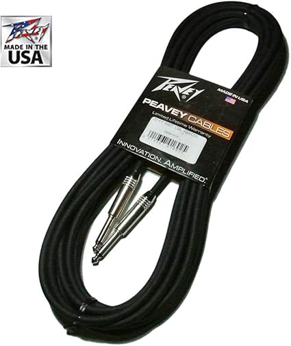 Amazon Peavey 6m ギターシールド ft Instrument Cable Xcon 永年保証付 国内正規品 6m シールドケーブル 楽器
