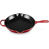 Le Creuset Enameled Cast Iron Signature Iron Handle Skillet, 11.75", Cerise