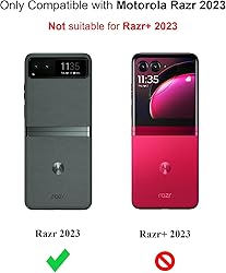 WDHD Compatible with Motorola Razr 2023 Case [Not