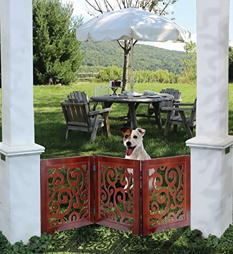 Home N Kitchenware Wood Scoll Pet Gate