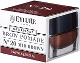Eylure Brow Pomade Mid Brown Long-Lasting Water Humidity Proof Sculpt Shade view 4