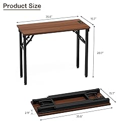 TEMI Small Computer Desk Folding Table - No